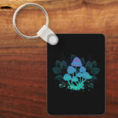 Toadstools in Bushes Schlüsselanhänger (Vorderseite)
