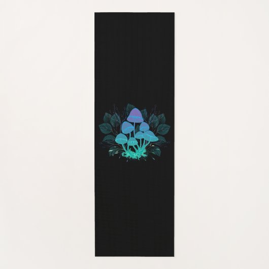 Toadstools in Bushes Yogamatte (Vorderseite)