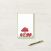 Toadstools Post-it Klebezettel (Auf Schreibtisch)