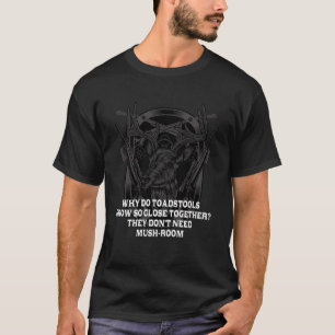 Toadstools wachsen so Nah zusammen Pilzjagd T-Shirt