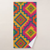 TOALHA CORES GEOMÉTRICO  BADEHANDTUCH (Badehandtuch)