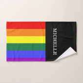 Toalha de Mão Orgulho Gay Rainbow Personalizado Handtuch (Handtuch)
