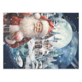 Toalha de Mesa (Tablecloth) Noite do Papai Noel Tischdecke (Vorderseite (Horizontal))