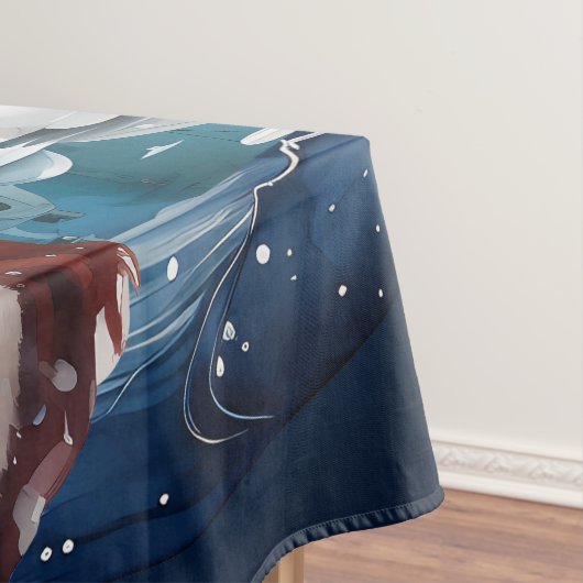 Toalha de Mesa (Tablecloth) Noite do Papai Noel Tischdecke (Beispiel)