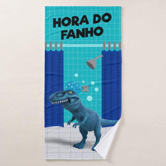 Toalha do Dinofauro Badehandtuch (Badehandtuch)