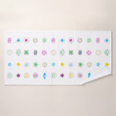 Toalha Olhos coloridos Badehandtuch (Badehandtuch)