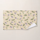Toalla de baño flor de agua y lavanda badhandtuch set (Handtuch)