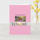 TOALLA DE GOLF   KARTE (Gelbe Blume)