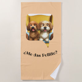 Toalla de Playa “Amiguitos Peludos” Strandtuch