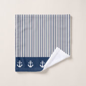Toalla diseño naútico badhandtuch set (Waschlappen)
