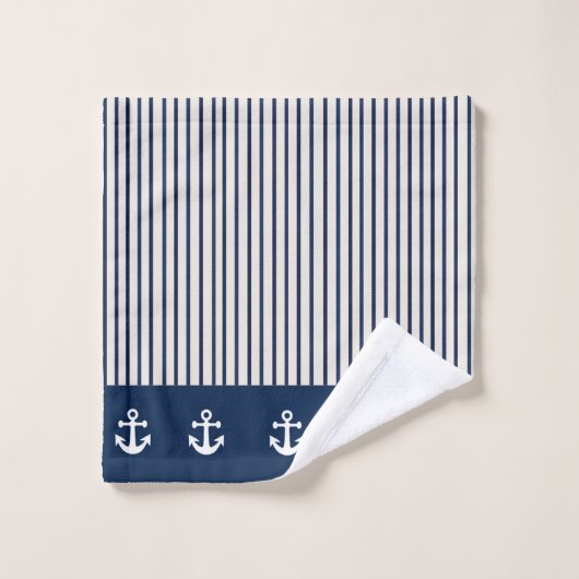 Toalla diseño naútico badhandtuch set (Waschlappen)