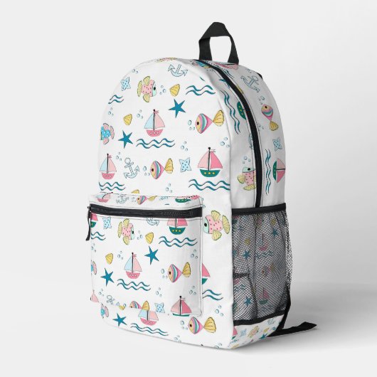Toalla infantil bedruckter rucksack (Rückseitige Ecke Rechts)