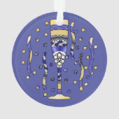 Toast-Akrylorschmuck Ornament (Rückseite)