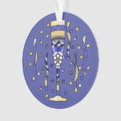 Toast-Akrylorschmuck Ornament (Vorderseite)