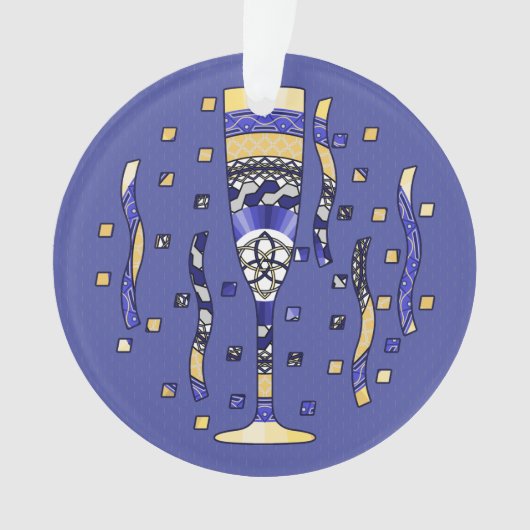 Toast-Akrylorschmuck Ornament (Vorderseite)