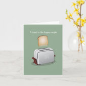 Toast Anniversary Card Karte (Gelbe Blume)