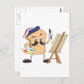 Toast Artist Postkarte (Vorne/Hinten)