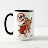 Toast auf den Maccaronin Tasse (Links)