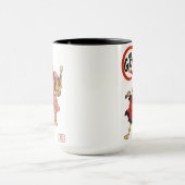 Toast auf den Maccaronin Tasse (Zentrum)