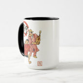 Toast auf den Maccaronin Tasse (Vorderseite Links)