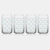 Toast auf der Coquette Bow Trellis Cheers Dosenglas (Rechts)