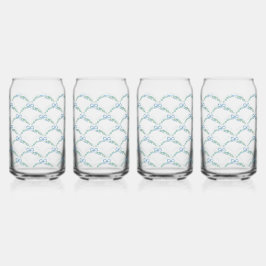 Toast auf der Coquette Bow Trellis Cheers Dosenglas