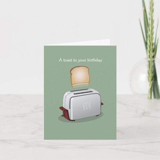 Toast Birthday Card Karte (Vorderseite)
