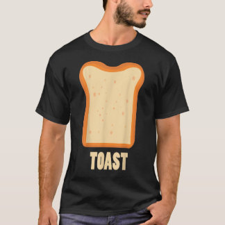 Toast Brot Frühstück Kostüm Niedlich leicht Essen  T-Shirt