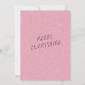 Toast Card Holiday - "Clink" Weinglas Cheers (Rückseite)