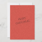 Toast Card Holiday - "Clink" Weinglas Cheers (Rückseite)