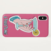 Toast Case Mate Selly There iPhone X Case (Rückseite (Horizontal))