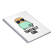Toast Cooler Toast Pun Notizblock (Rechte Seite)