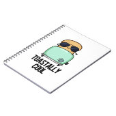 Toast Cooler Toast Pun Notizblock (Linke Seite)