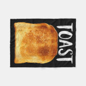 Toast Costume Halloween Funny Bread Lover Christma Fleecedecke (Vorderseite (Horizontal))