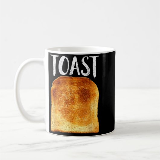 Toast Costume Halloween Funny Bread Lover Christma Kaffeetasse (Links)