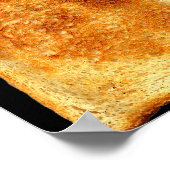 Toast Costume Halloween Funny Bread Lover Christma Poster (Ecke)