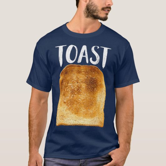 Toast Costume Halloween Funny Bread Lover Gift T-Shirt (Vorderseite)