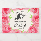 Toast dem Derby! Schaumweinetikett (Einzelnes Label)