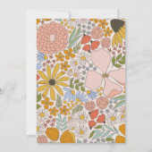 Toast der Braut Cocktail Stunde Dusche Einladung (Rückseite)