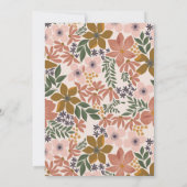 Toast der Braut Cocktail Stunde Dusche Einladung (Rückseite)