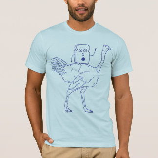 Toast, der einen Strauß reitet T-Shirt