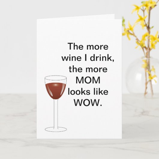 Toast der Mutter Tages Karte (Gelbe Blume)