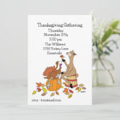 Toast der Saison Einladung (Stehend Vorderseite)