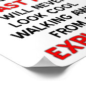 Toast Explosion Funny Poster (Ecke)