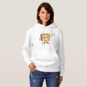 Toast Face Frauen Hoodie (Vorne ganz)