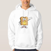 Toast Face Mens Hoodie (Vorderseite)