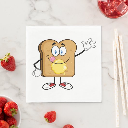 Toast Face Paper Napkins Serviette (Beispiel)