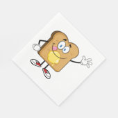 Toast Face Paper Napkins Serviette (Ecke)