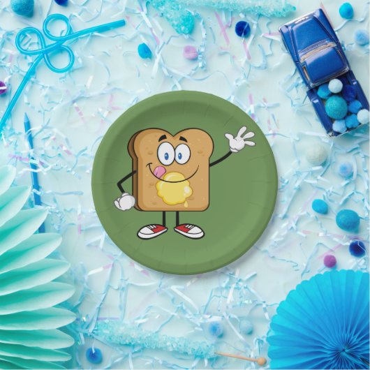 Toast-Face-Paper-Teller Pappteller (Party)