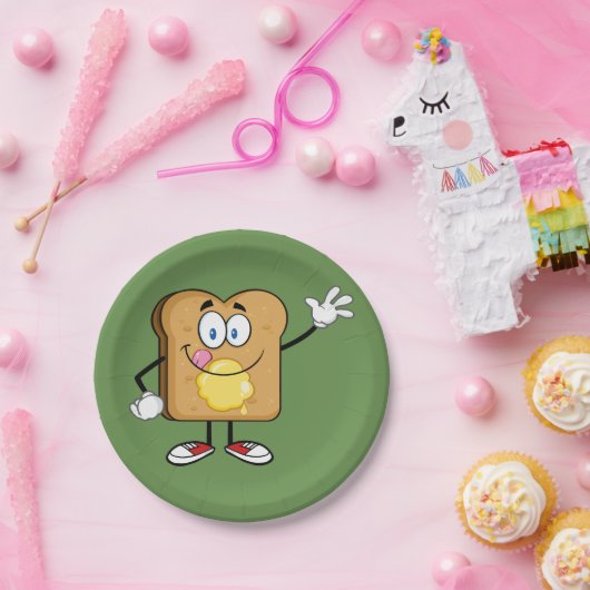 Toast-Face-Paper-Teller Pappteller (Party)